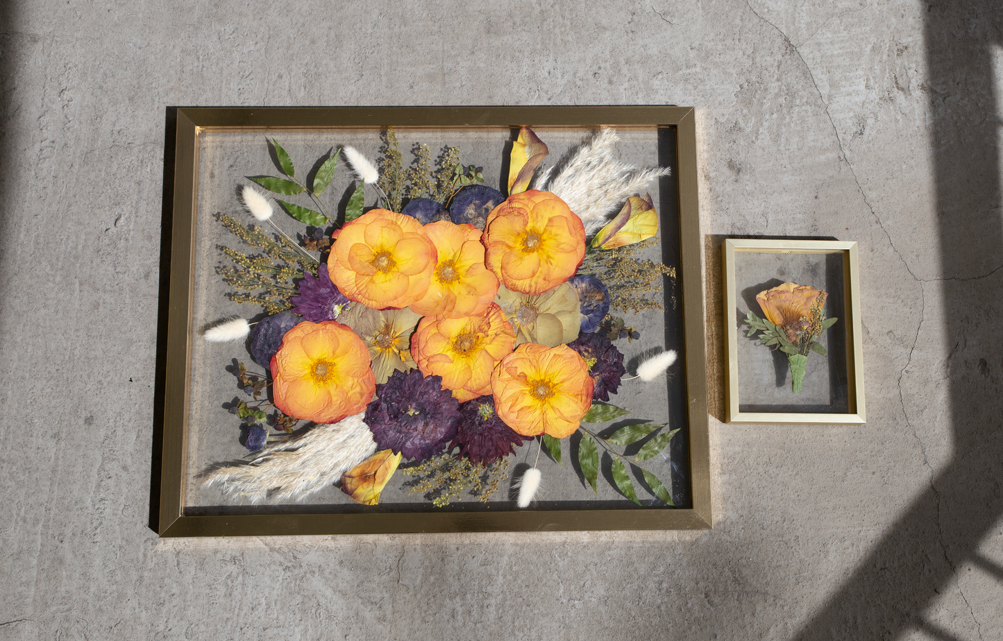 Bouquet + Boutonniere Frames