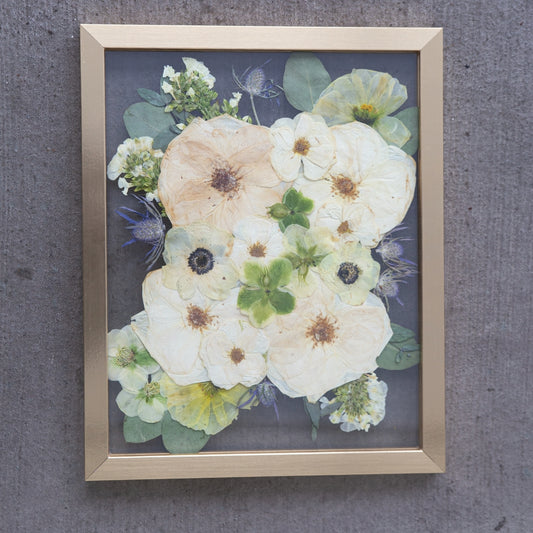 Custom 11x14 Floral Preservation Frame