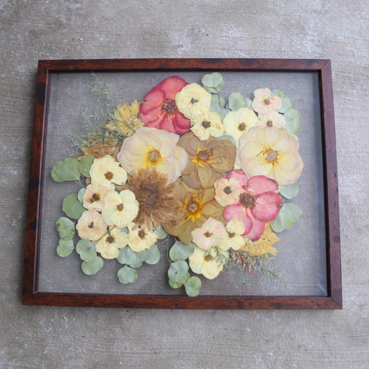 Custom 16x20 Floral Preservation Frame